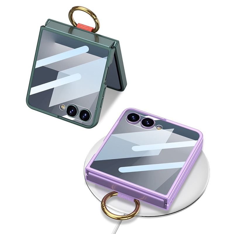 Mobiltelefon Tokok Samsung Galaxy Z Flip 7 Gkk Csuklópánt És Képernyővédő