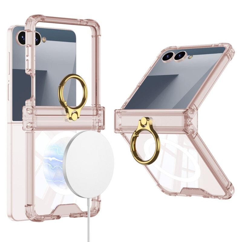 Mobiltelefon Tokok Samsung Galaxy Z Flip 7 Mágneses Gyűrűtartóval