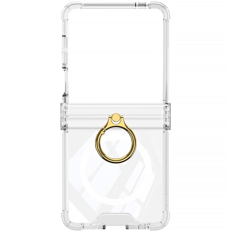 Mobiltelefon Tokok Samsung Galaxy Z Flip 7 Mágneses Gyűrűtartóval