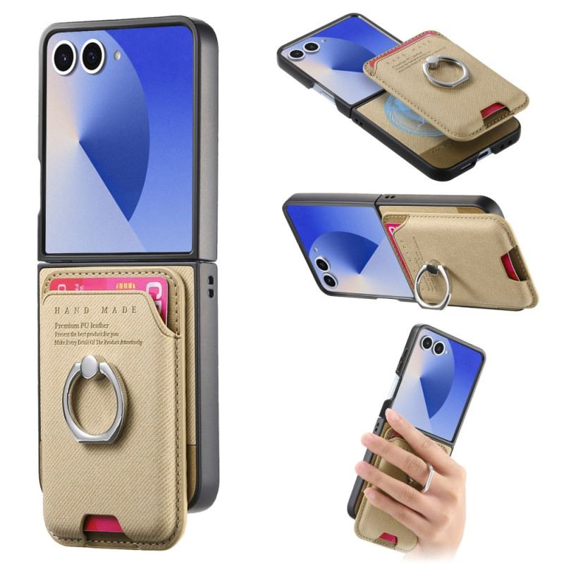 Mobiltelefon Tokok Samsung Galaxy Z Flip 7 Magsafe-kompatibilis Levehető Kártyatartóval