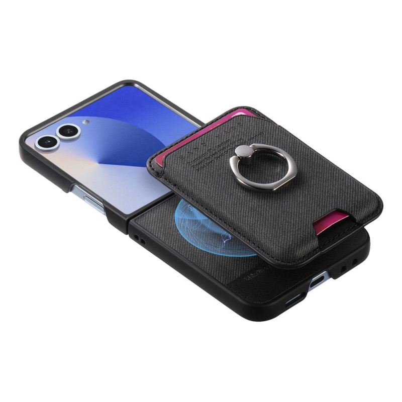 Mobiltelefon Tokok Samsung Galaxy Z Flip 7 Magsafe-kompatibilis Levehető Kártyatartóval