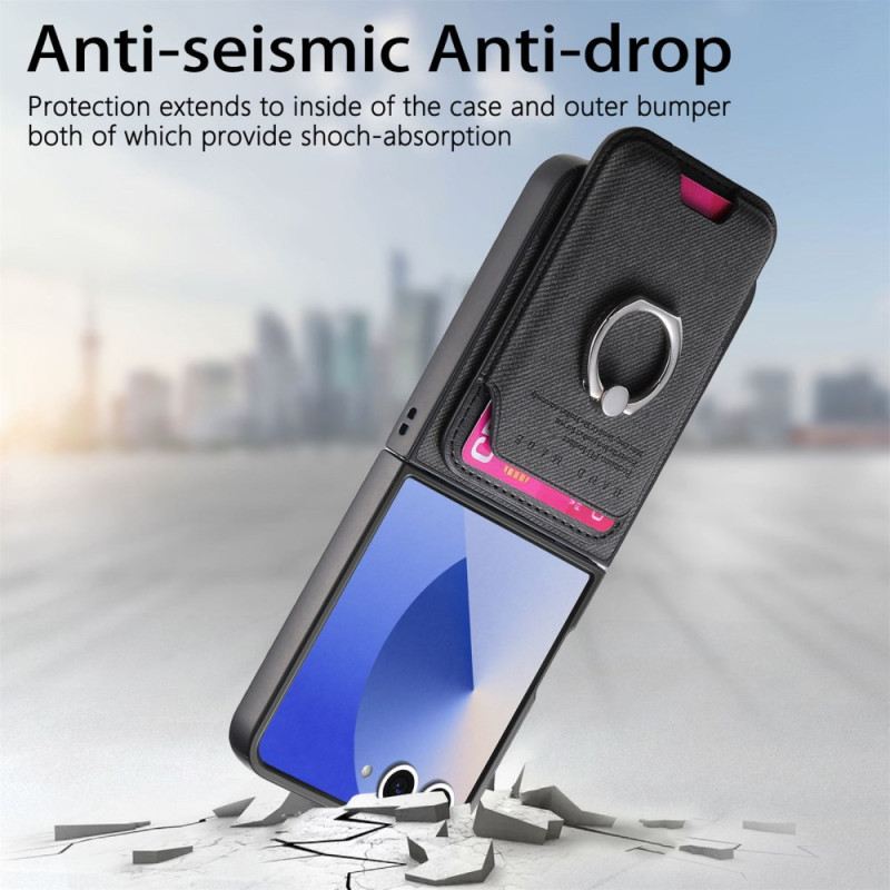 Mobiltelefon Tokok Samsung Galaxy Z Flip 7 Magsafe-kompatibilis Levehető Kártyatartóval