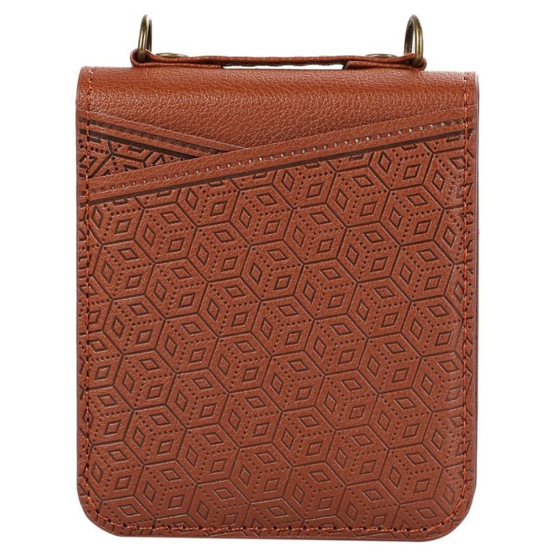 Mobiltelefon Tokok Samsung Galaxy Z Flip 7 Rombusz Alakú Kártyatartó