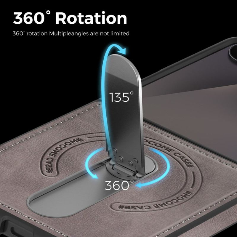 Telefontok Samsung Galaxy Z Flip 7 Mágneses Forgó Állvánnyal