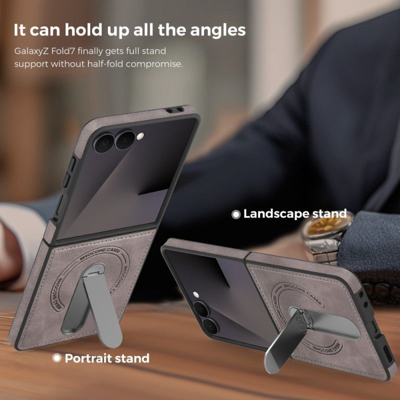 Telefontok Samsung Galaxy Z Flip 7 Mágneses Forgó Állvánnyal