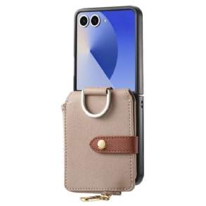 Tok Samsung Galaxy Z Flip 7 Aprópénz Pénztárca És Gyűrűtartó