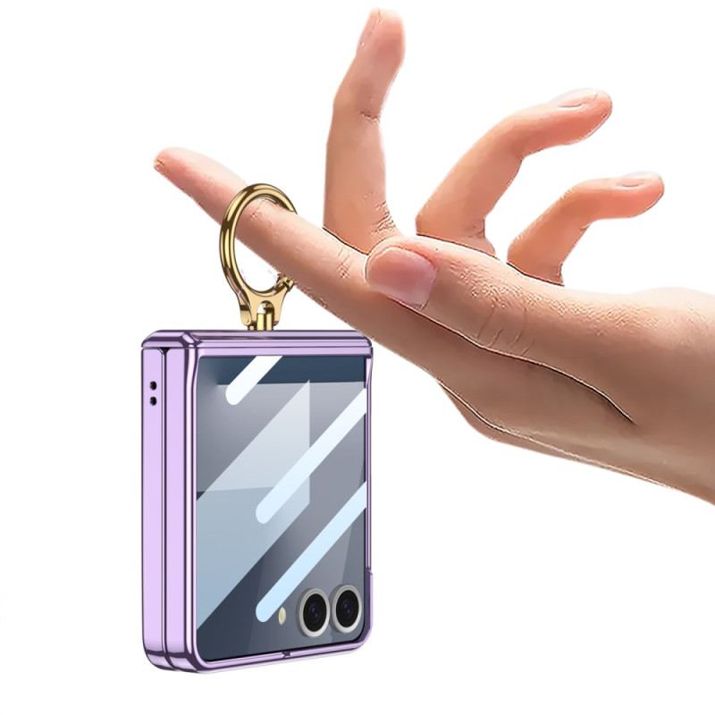 Tok Samsung Galaxy Z Flip 7 Átlátszó Állvánnyal És Mágneses Védelemmel Gkk