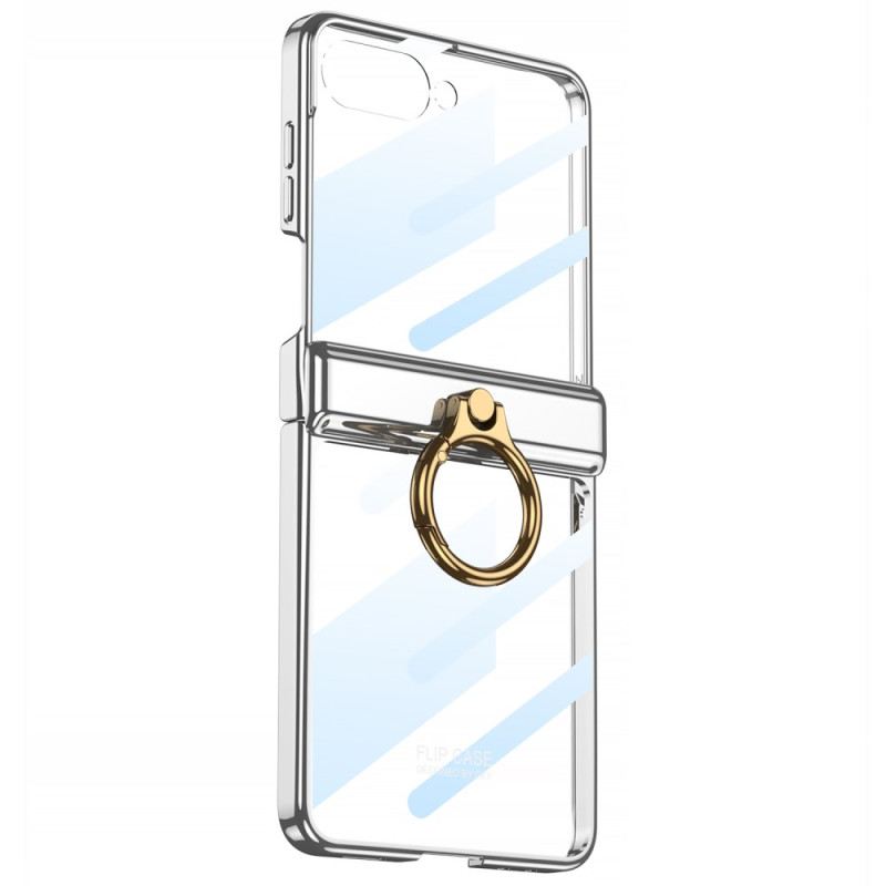 Tok Samsung Galaxy Z Flip 7 Átlátszó Állvánnyal És Mágneses Védelemmel Gkk