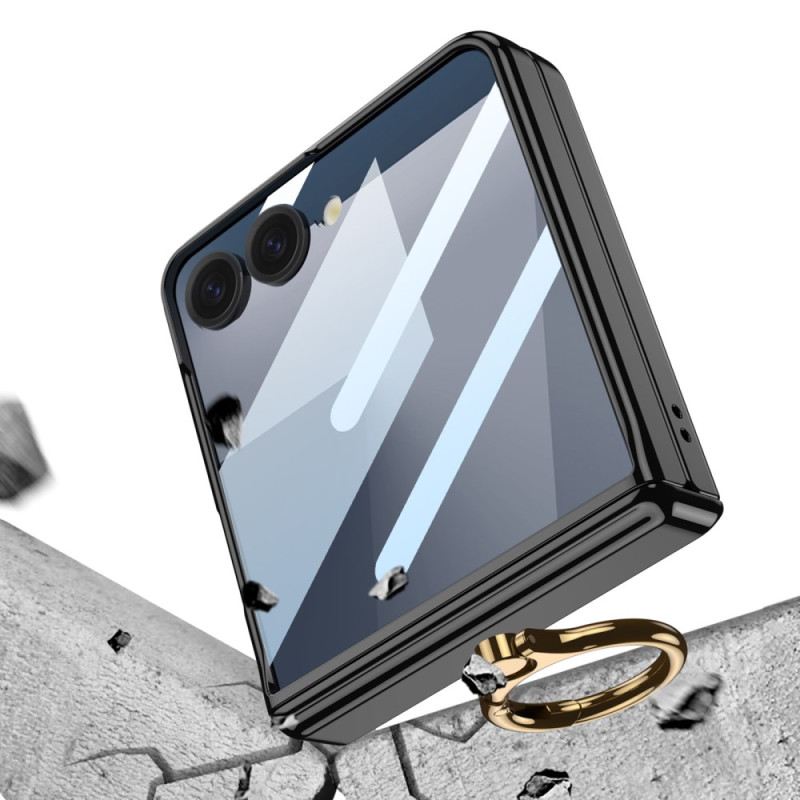 Tok Samsung Galaxy Z Flip 7 Átlátszó Állvánnyal És Mágneses Védelemmel Gkk