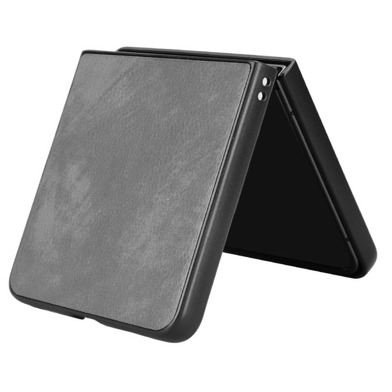 Tok Samsung Galaxy Z Flip 7 Bőr Stílusú