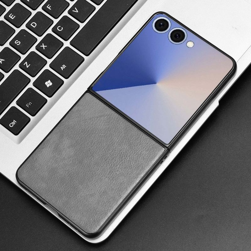 Tok Samsung Galaxy Z Flip 7 Bőr Stílusú