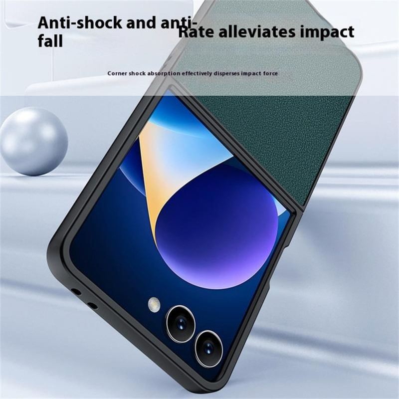 Tok Samsung Galaxy Z Flip 7 Bőrhatású