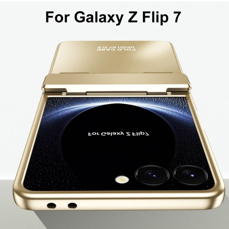 Tok Samsung Galaxy Z Flip 7 Fémes Hatású Képernyővédővel