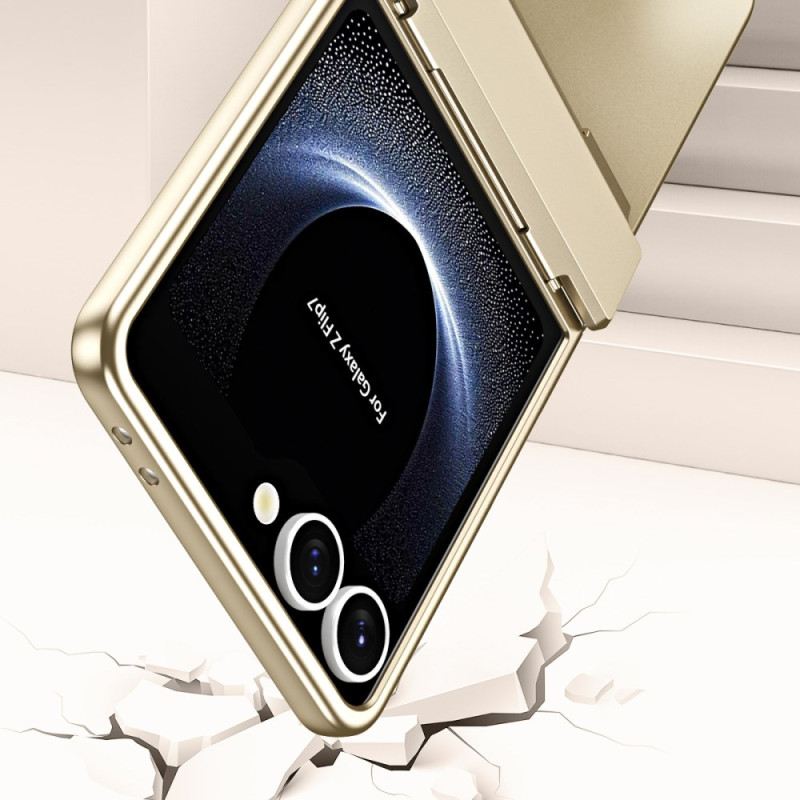 Tok Samsung Galaxy Z Flip 7 Fémes Hatású Képernyővédővel