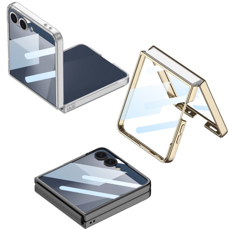 Tok Samsung Galaxy Z Flip 7 Fémhatású Képernyővédő Fólia És Élek