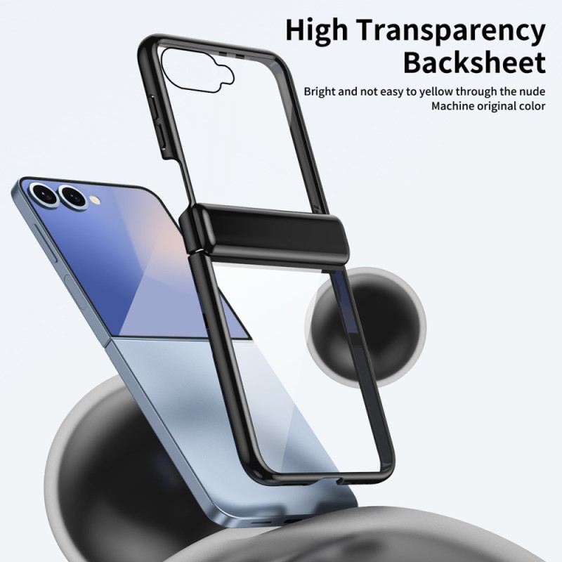 Tok Samsung Galaxy Z Flip 7 Fémhatású Zsanérvédelem