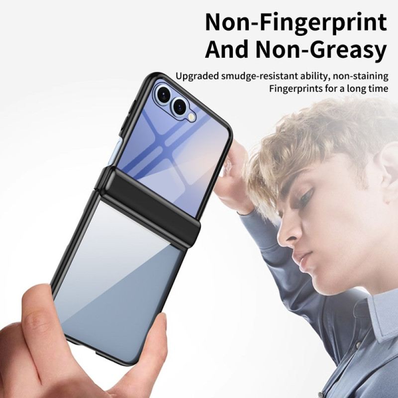 Tok Samsung Galaxy Z Flip 7 Fémhatású Zsanérvédelem