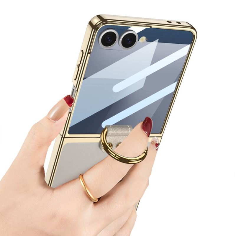 Tok Samsung Galaxy Z Flip 7 Gkk Képernyővédő Fólia És Gyűrűtartó