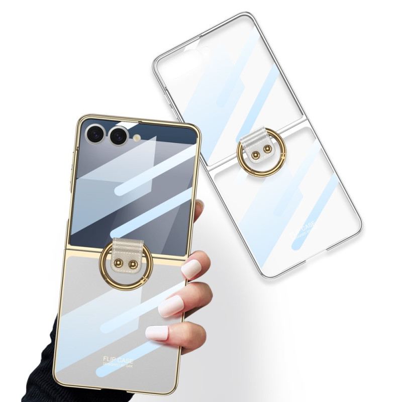 Tok Samsung Galaxy Z Flip 7 Gkk Képernyővédő Fólia És Gyűrűtartó