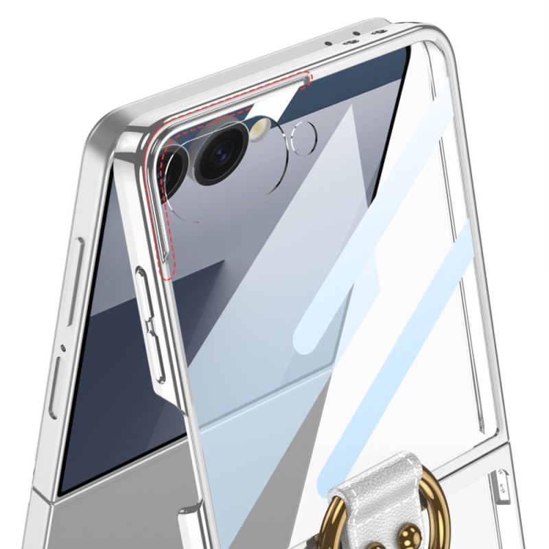 Tok Samsung Galaxy Z Flip 7 Gkk Képernyővédő Fólia És Gyűrűtartó