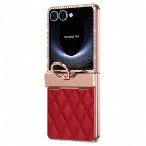 Tok Samsung Galaxy Z Flip 7 Gyűrűtartó És Hátlapi Képernyővédő