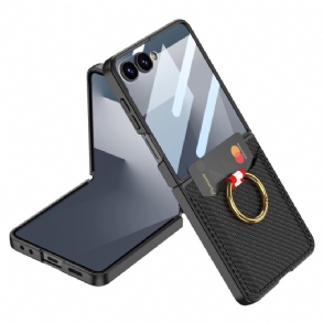 Tok Samsung Galaxy Z Flip 7 Gyűrűtartó És Kártyatartó