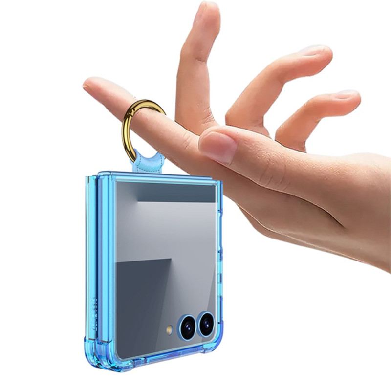 Tok Samsung Galaxy Z Flip 7 Gyűrűtartó És Ütésálló Védelem