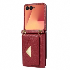 Tok Samsung Galaxy Z Flip 7 Kártyatartó És Csuklópánt