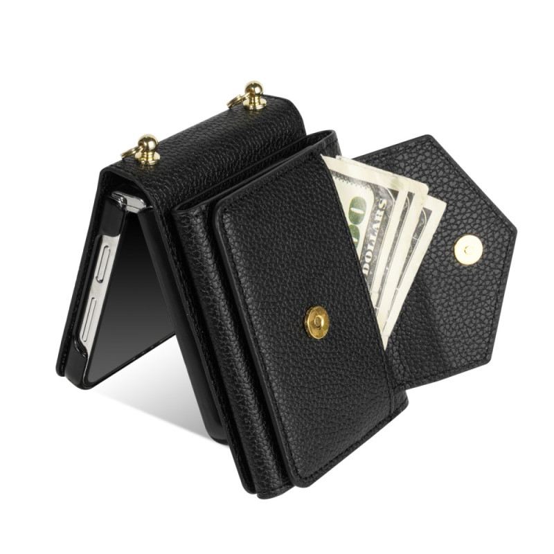 Tok Samsung Galaxy Z Flip 7 Kártyatartó És Csuklópánt