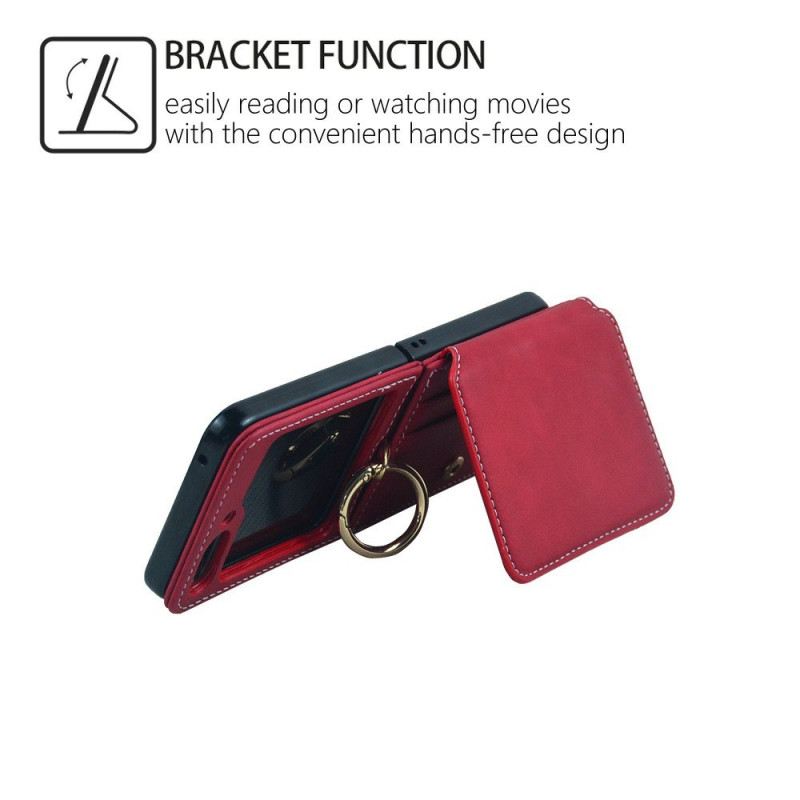 Tok Samsung Galaxy Z Flip 7 Kártyatartó És Levehető Lánc