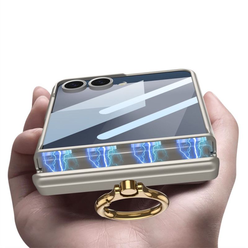 Tok Samsung Galaxy Z Flip 7 Mágneses Gyűrűs Tartóval Gkk