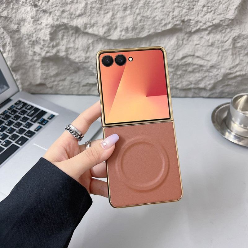 Tok Samsung Galaxy Z Flip 7 Mágneses Nappa Felület