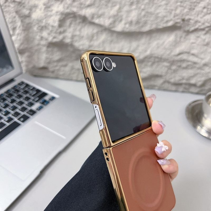 Tok Samsung Galaxy Z Flip 7 Mágneses Nappa Felület