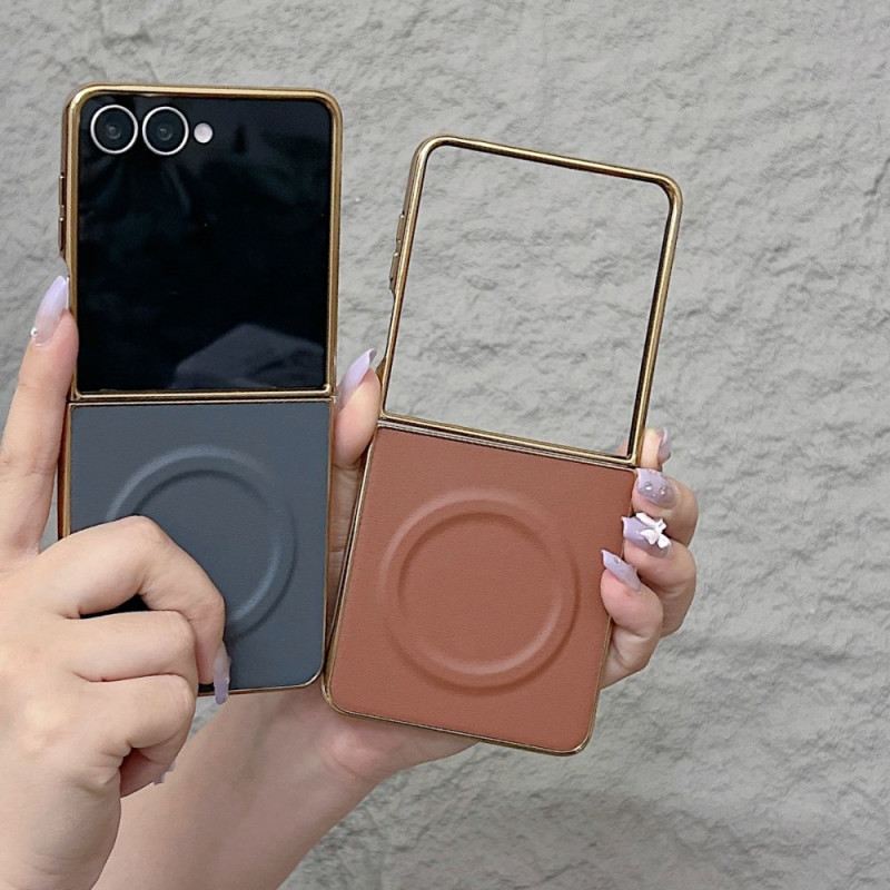 Tok Samsung Galaxy Z Flip 7 Mágneses Nappa Felület