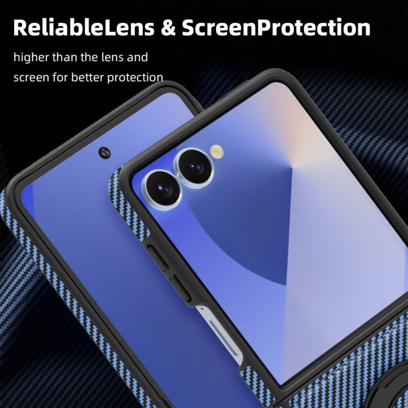 Tok Samsung Galaxy Z Flip 7 Mágneses Szénszálas