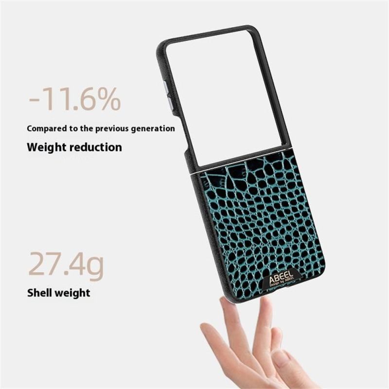 Tok Samsung Galaxy Z Flip 7 Magsafe-kompatibilis Krokodil Textúra Abeel