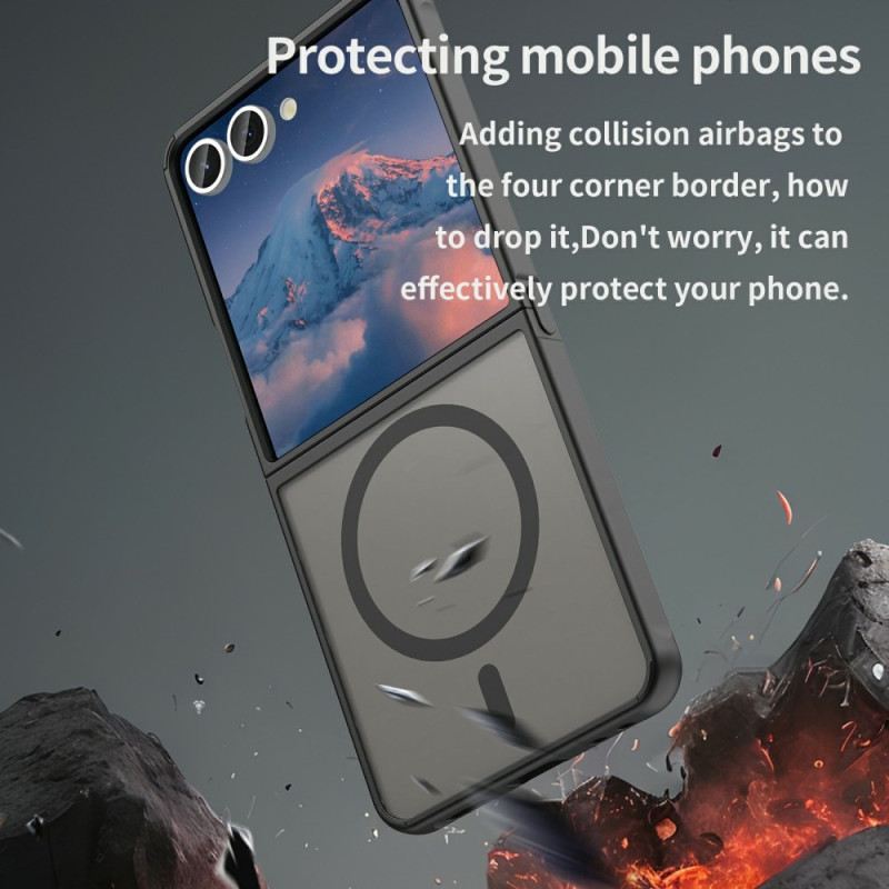 Tok Samsung Galaxy Z Flip 7 Magsafe Leesés Elleni Védelemmel Kompatibilis