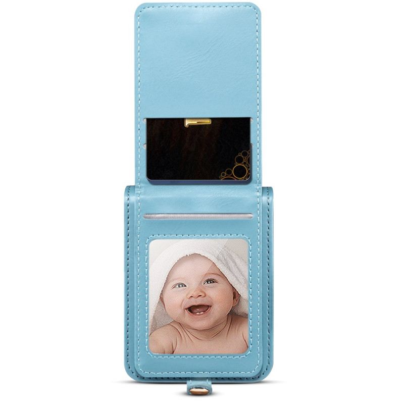 Tok Samsung Galaxy Z Flip 7 Márvány Kártyatartó És Vállpánt