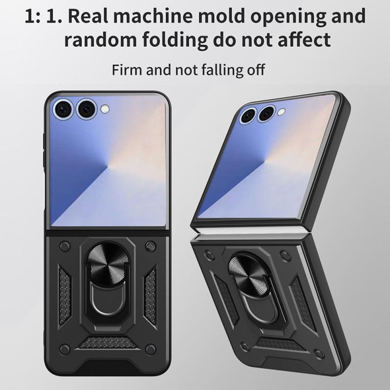 Tok Samsung Galaxy Z Flip 7 Masszív Gyűrűs Tartóval