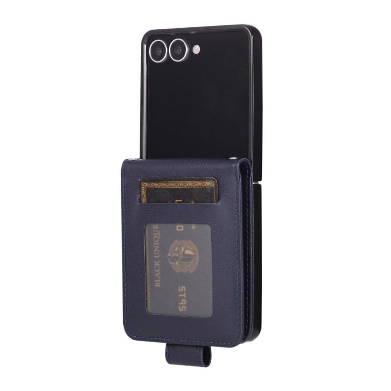 Tok Samsung Galaxy Z Flip 7 Műbőr Kártyatartó