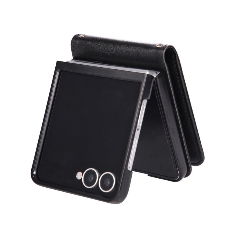 Tok Samsung Galaxy Z Flip 7 Műbőr Kártyatartó