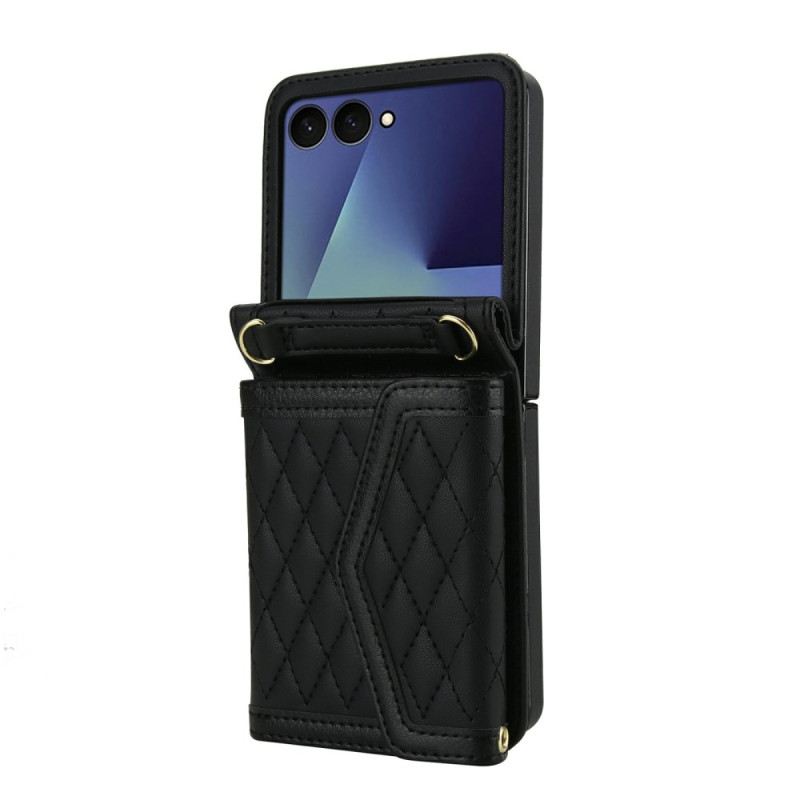 Tok Samsung Galaxy Z Flip 7 Párnázott Kártyatartó És Vállpánt