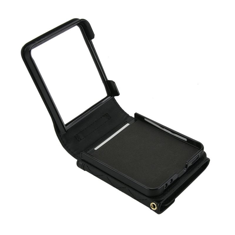 Tok Samsung Galaxy Z Flip 7 Párnázott Kártyatartó És Vállpánt