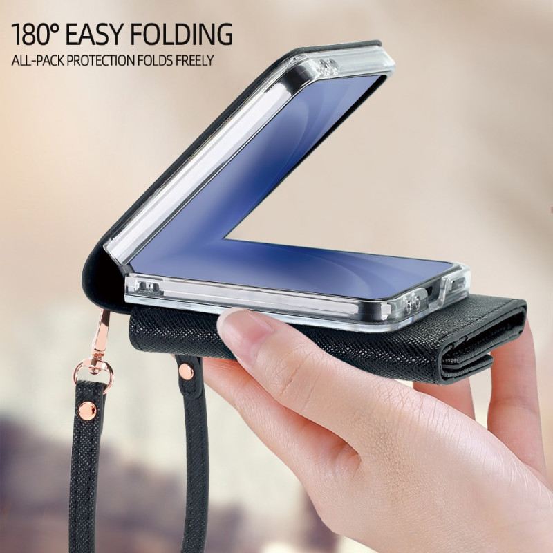 Tok Samsung Galaxy Z Flip 7 Pénztárca És Pánt