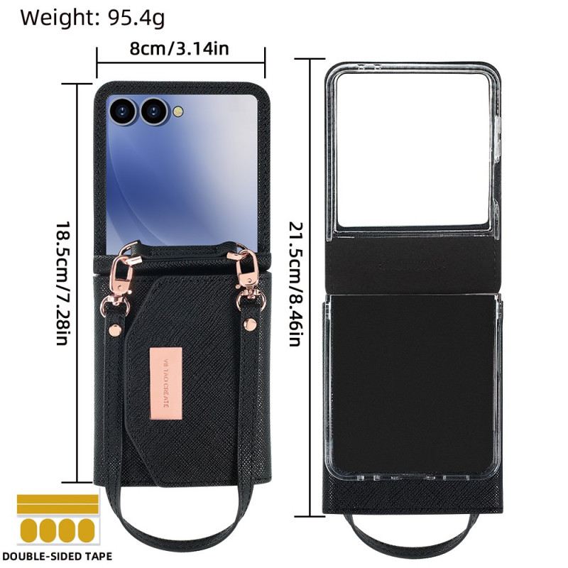 Tok Samsung Galaxy Z Flip 7 Pénztárca És Pánt