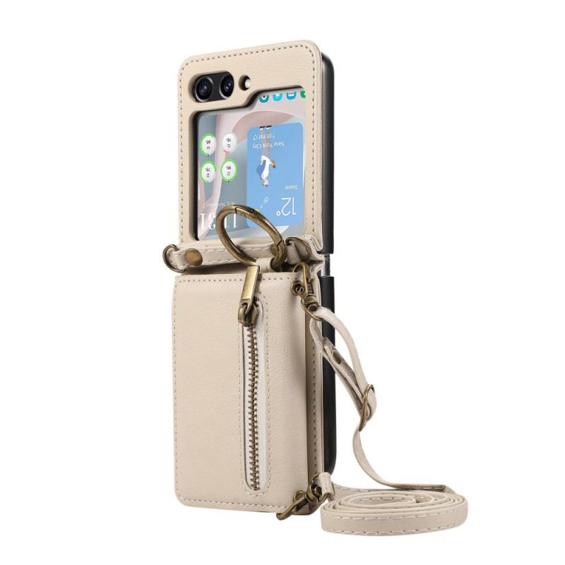 Tok Samsung Galaxy Z Flip 7 Pénztárca És Vállpánt