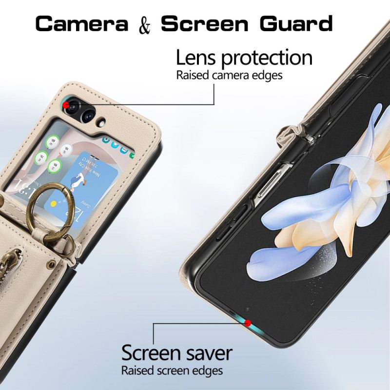 Tok Samsung Galaxy Z Flip 7 Pénztárca És Vállpánt