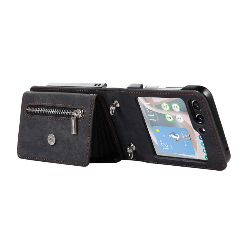 Tok Samsung Galaxy Z Flip 7 Pénztárca Nyakpánttal És Vállpánttal