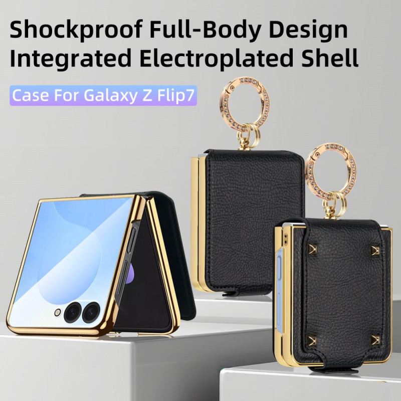Tok Samsung Galaxy Z Flip 7 Prémium Gyűrű