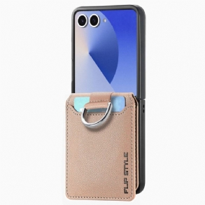 Tok Samsung Galaxy Z Flip 7 Prémium Kártyatartó És Tartó